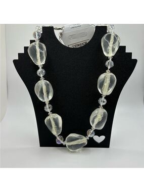 Clear Beaded Necklace